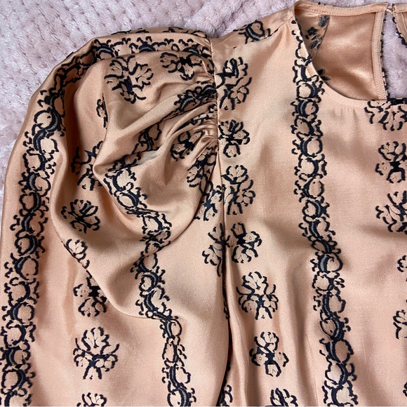 $595 Ulla Johnson Runway Layla Silk Blend Blouse - Picture 11 of 11